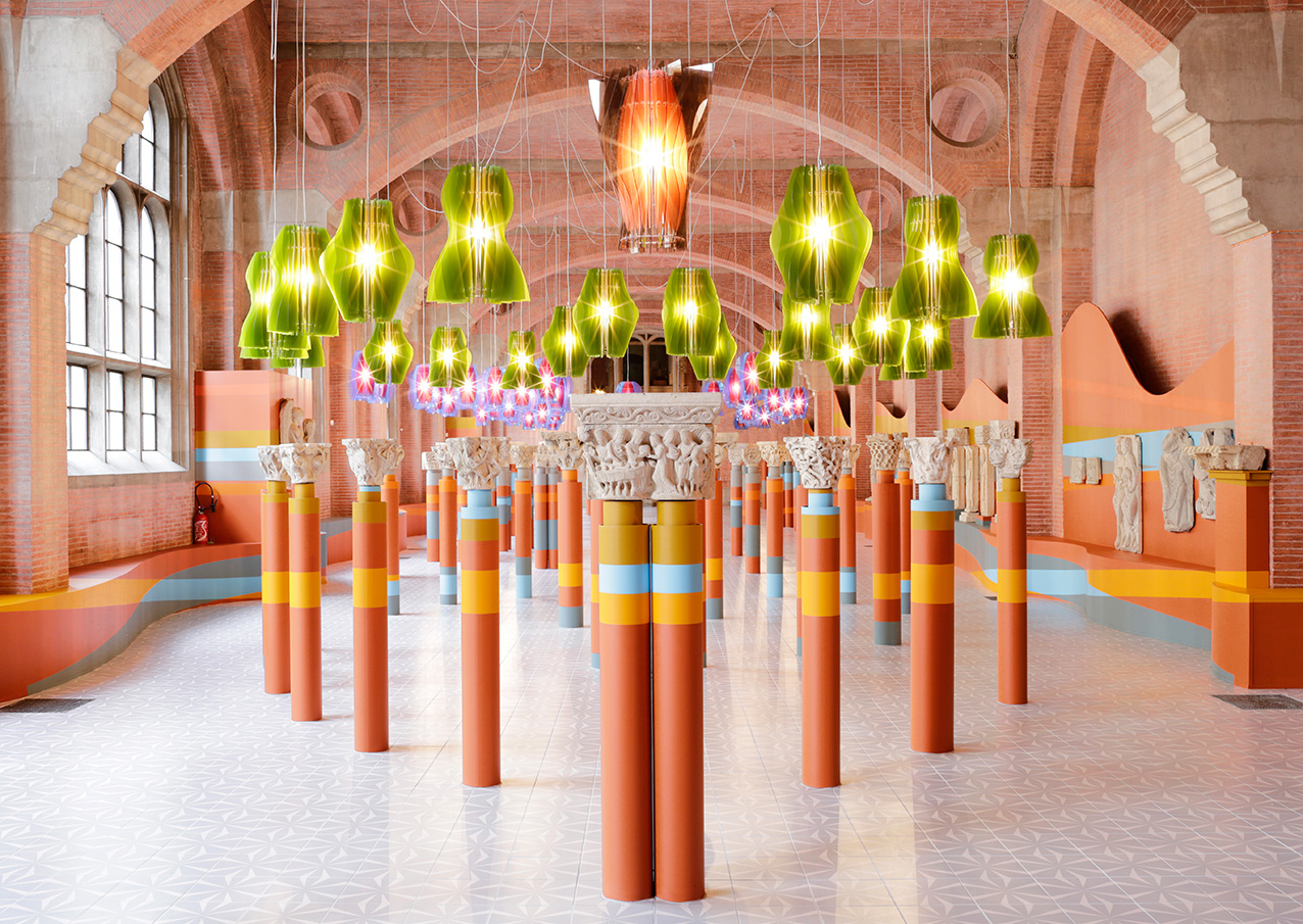 Sc&eacute;nographie de Jorge Pardo, Mus&eacute;e des Augustins 